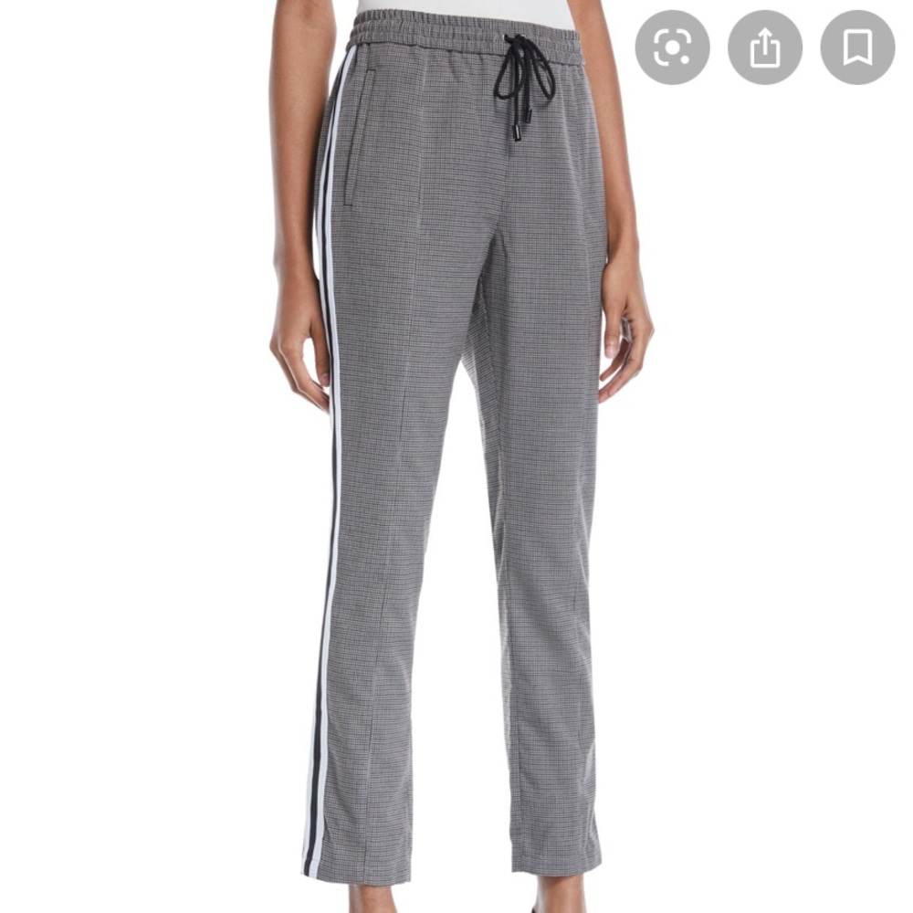 NEW! Rebecca Minkoff Nora Straight Leg Check Pants